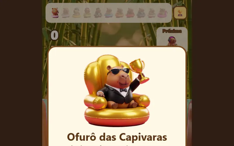 Tela do Ofurô das Capivaras